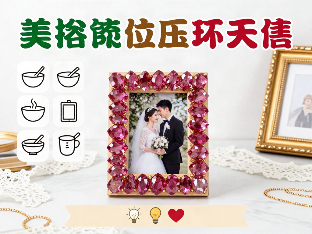 Vivid Crystal Wedding Frame 3 Vivid Crystal Wedding Frame