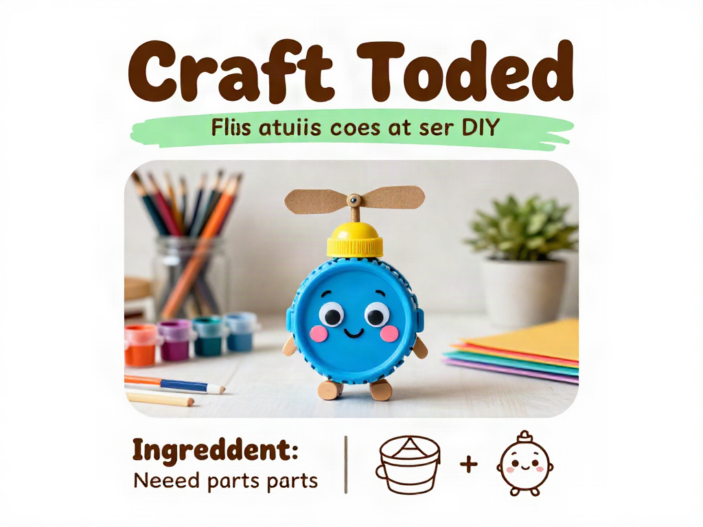 Give old bottle caps a new purpose by building a charming miniature helicopter with colorful recycled pieces. Which version would you make? 3 Give old bottle caps a new purpose by building a charming miniature helicopter with colorful recycled pieces. Which version would you make?