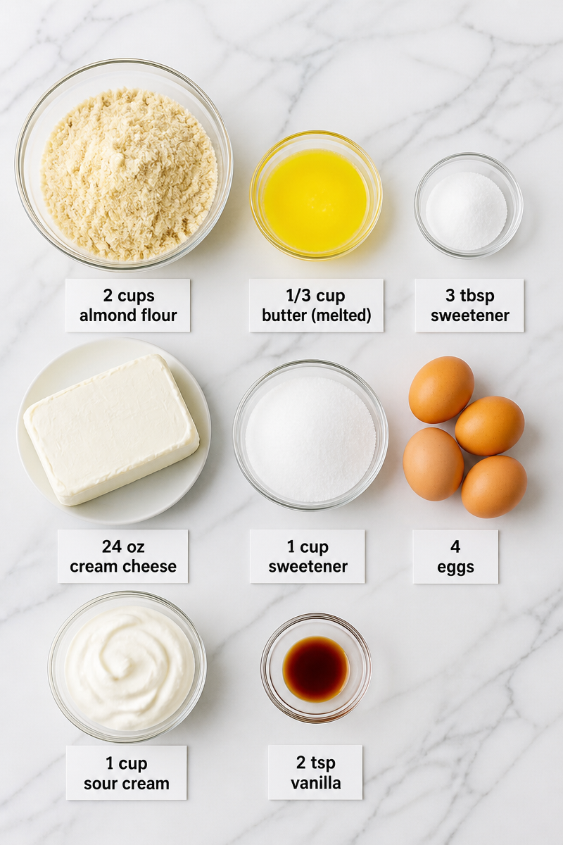 No Water Bath Keto Cheesecake Slice