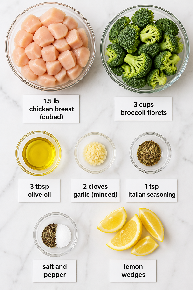 Air Fryer Chicken Broccoli Gluten Free
