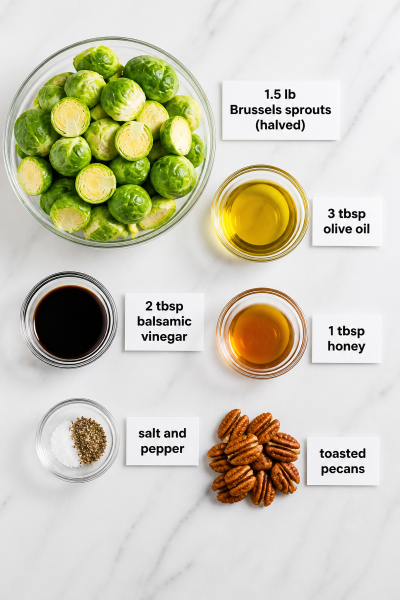 Air Fryer Brussels Sprout Crispy Balsamic