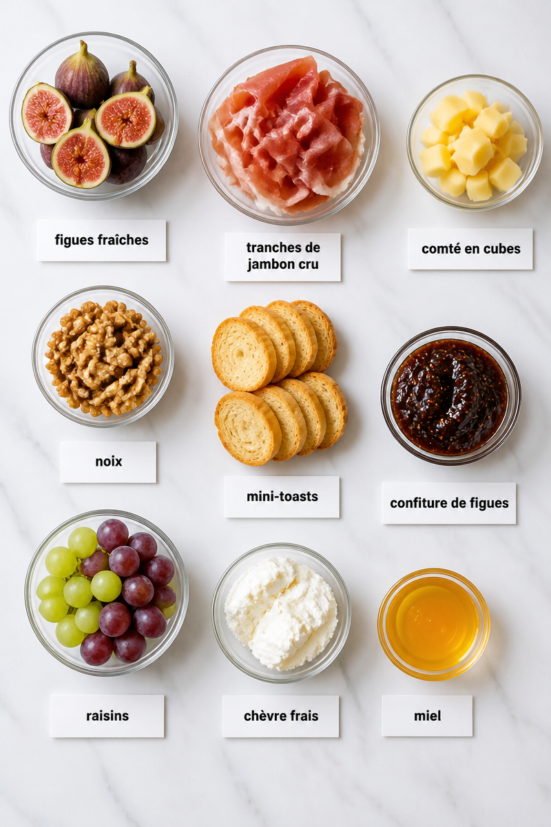 Plateau apéro dînatoire d'automne gourmand