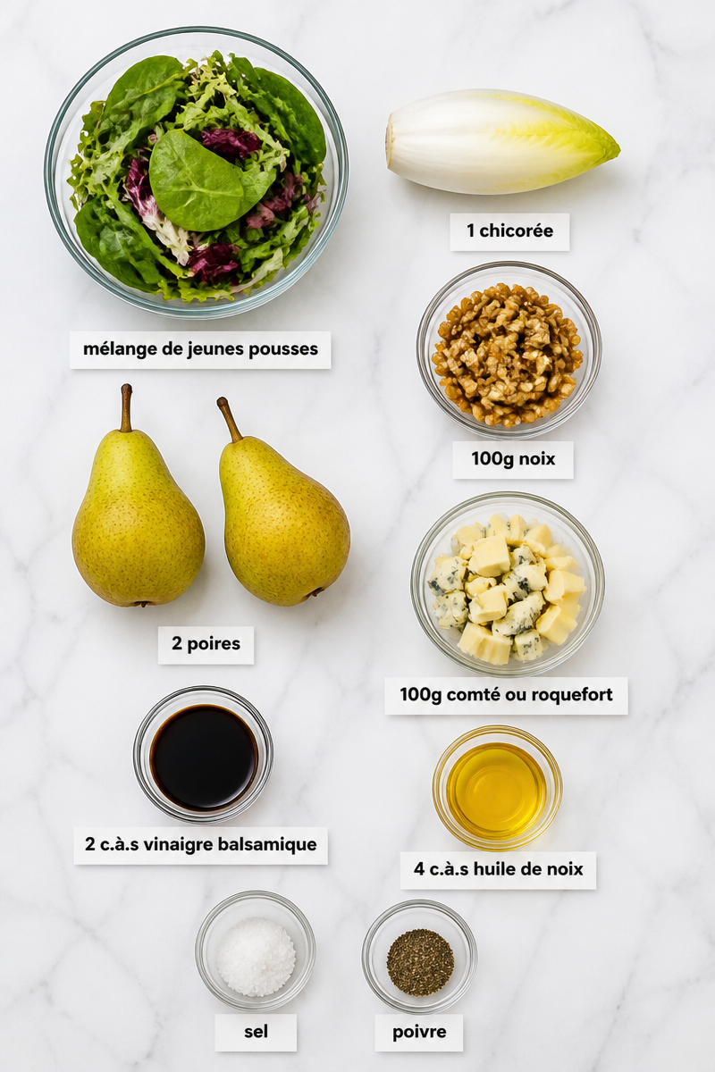 Salade d'automne aux noix croquantes