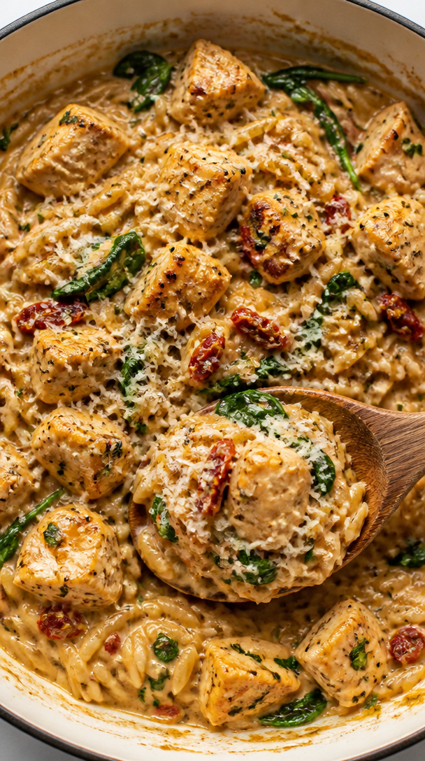 One Pan Marry Me Chicken Orzo