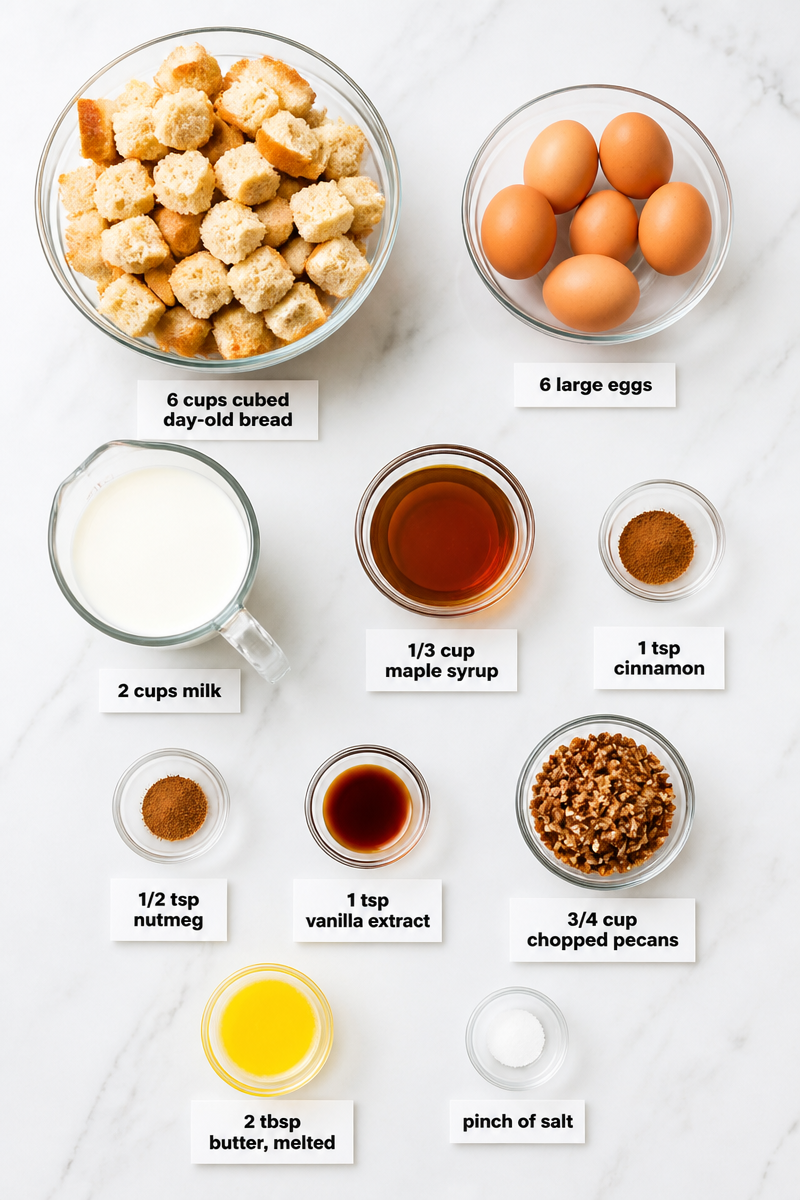 Maple Pecan Fall Breakfast Bake Maple Pecan Fall Breakfast Bake