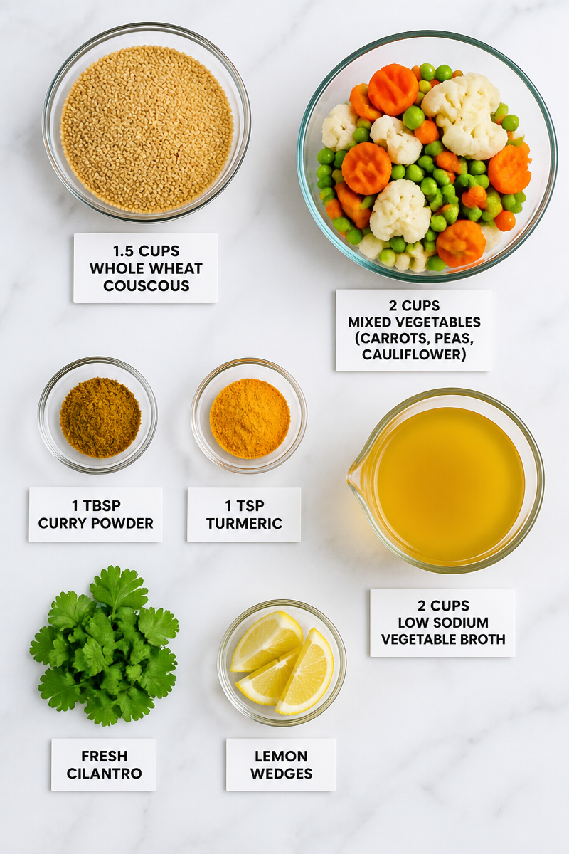 Curried Veggie Couscous Bowl Turmeric