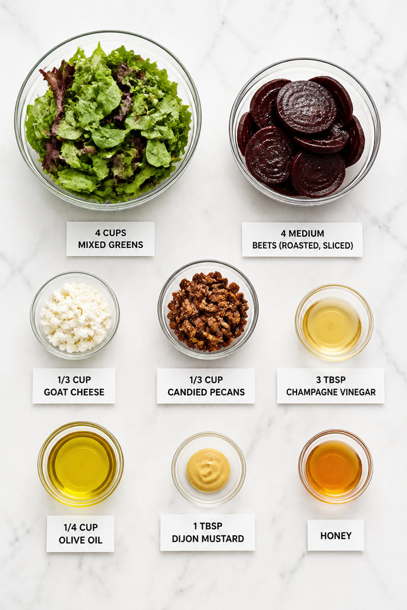 Champagne Vinaigrette Roasted Beet Salad