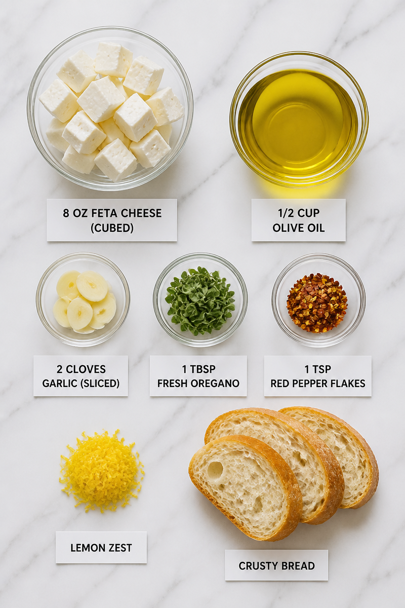 Sauvignon Blanc Herb Marinated Feta Cube