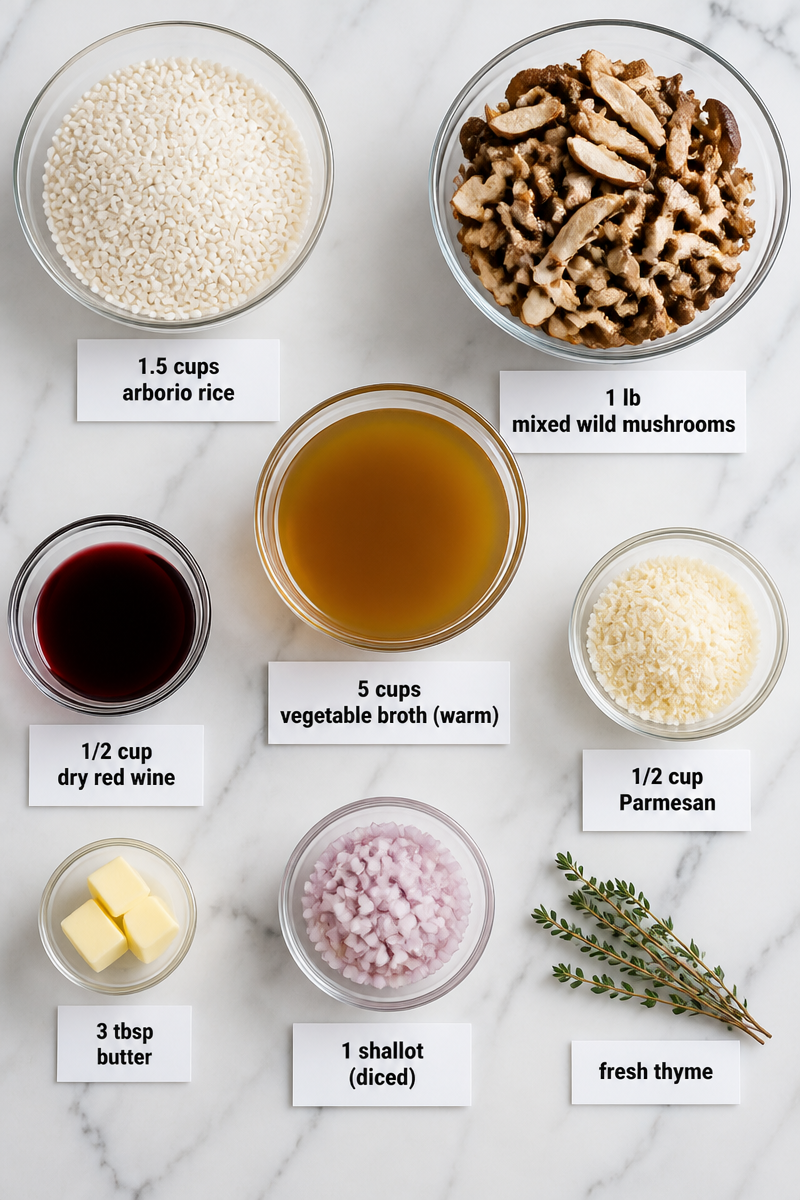 Wild Mushroom Risotto Pinot Noir Pairing