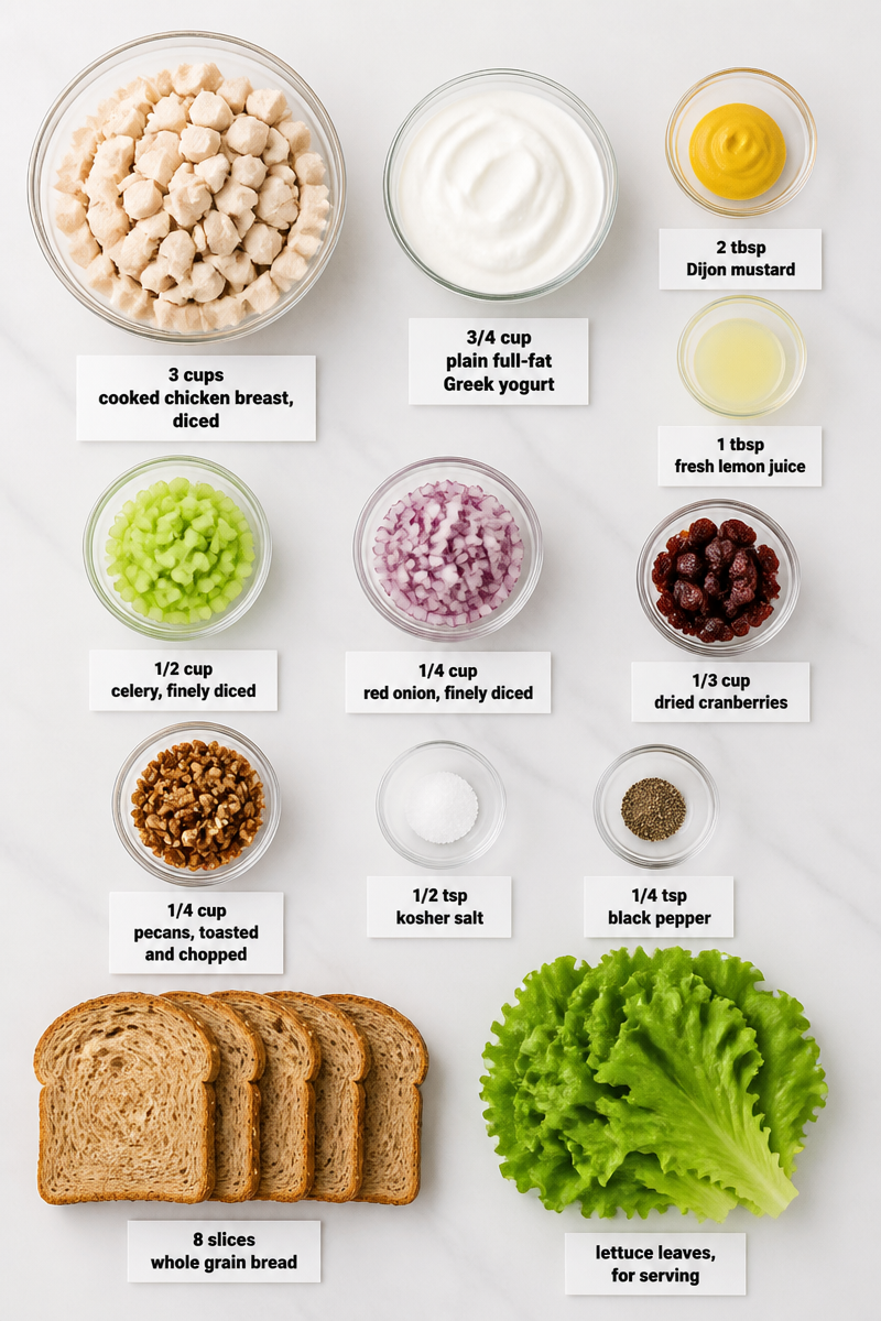 Greek Yogurt Chicken Salad Sandwich