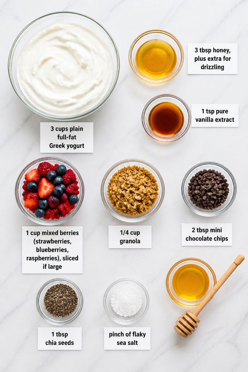High Protein Greek Yogurt Bark
