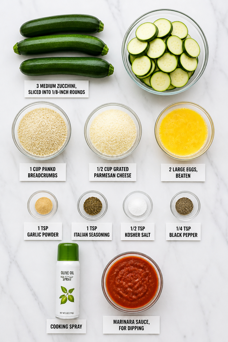 Baked Garlic Parmesan Zucchini Chip