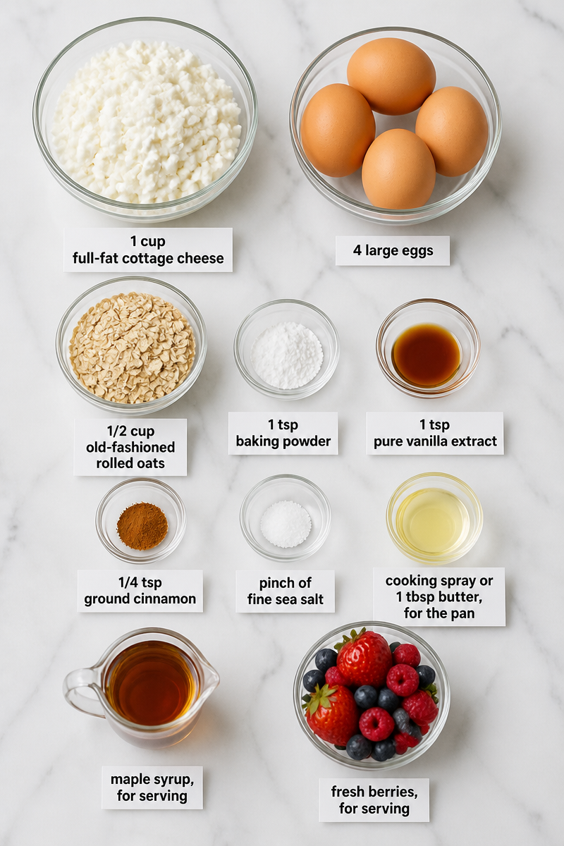 High Protein Cottage Cheese Pancake