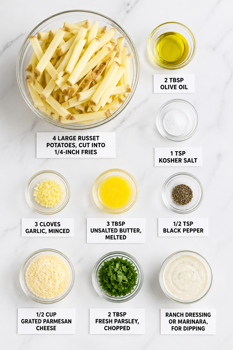 Air Fryer Garlic Parmesan Fry