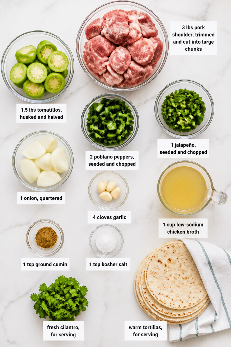 Slow Cooker Pork Chile Verde
