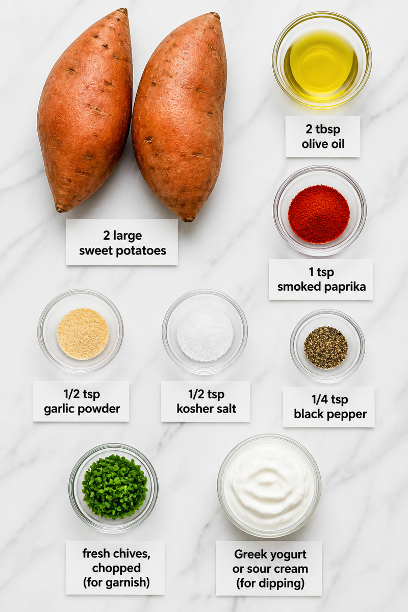 Crispy Air Fryer Sweet Potato Round
