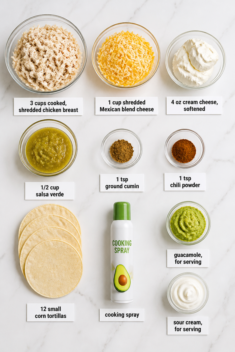Crispy Air Fryer Chicken Taquito