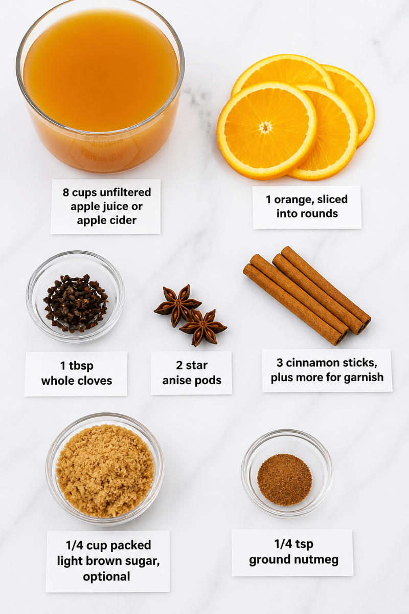 Slow Cooker Spiced Apple Cider