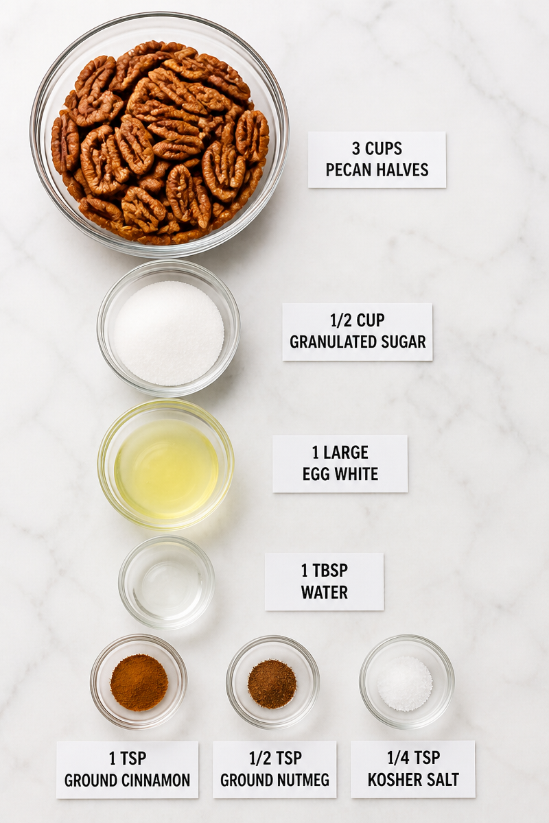 Spiced Candied Pecan Snack Mix