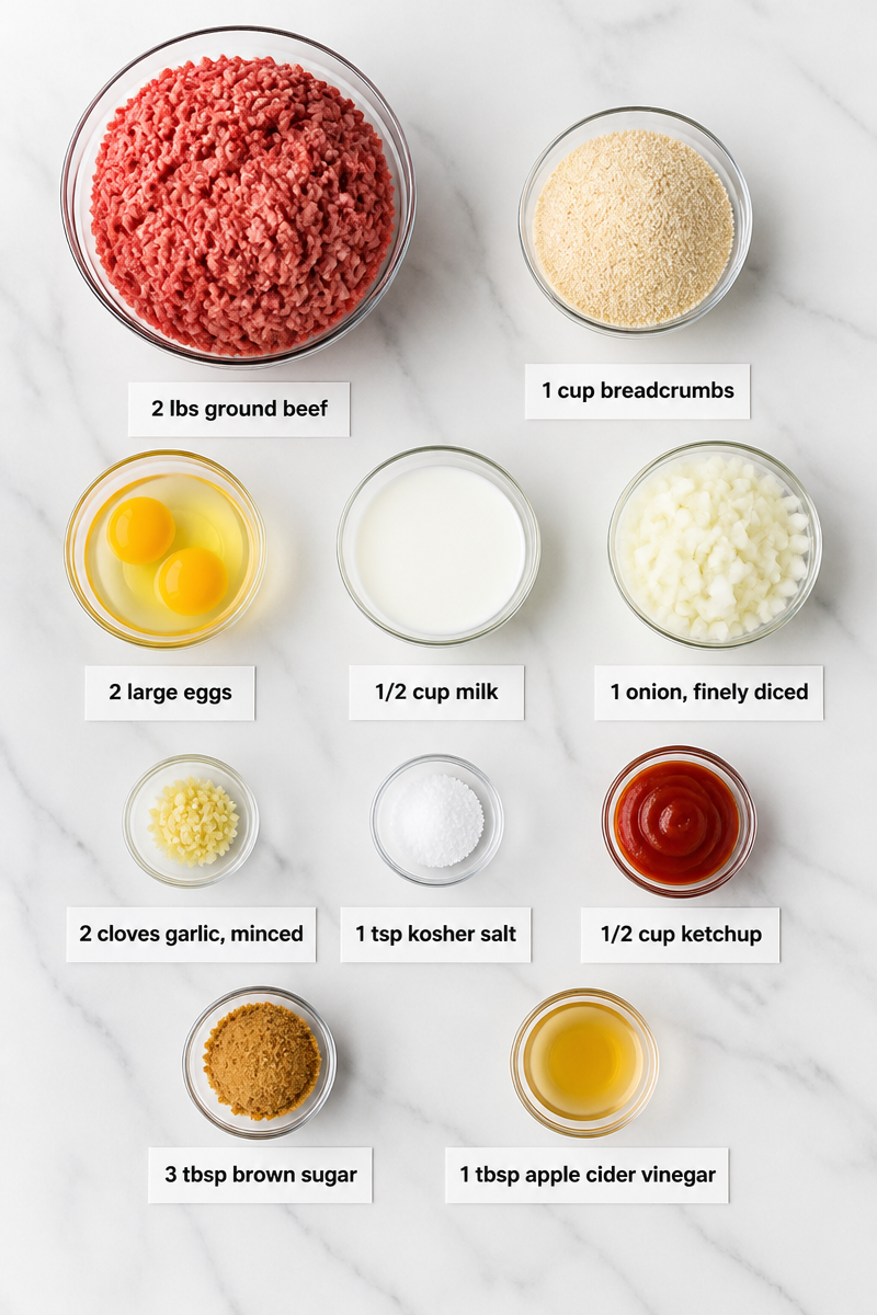 Classic Meatloaf Brown Sugar Glaze