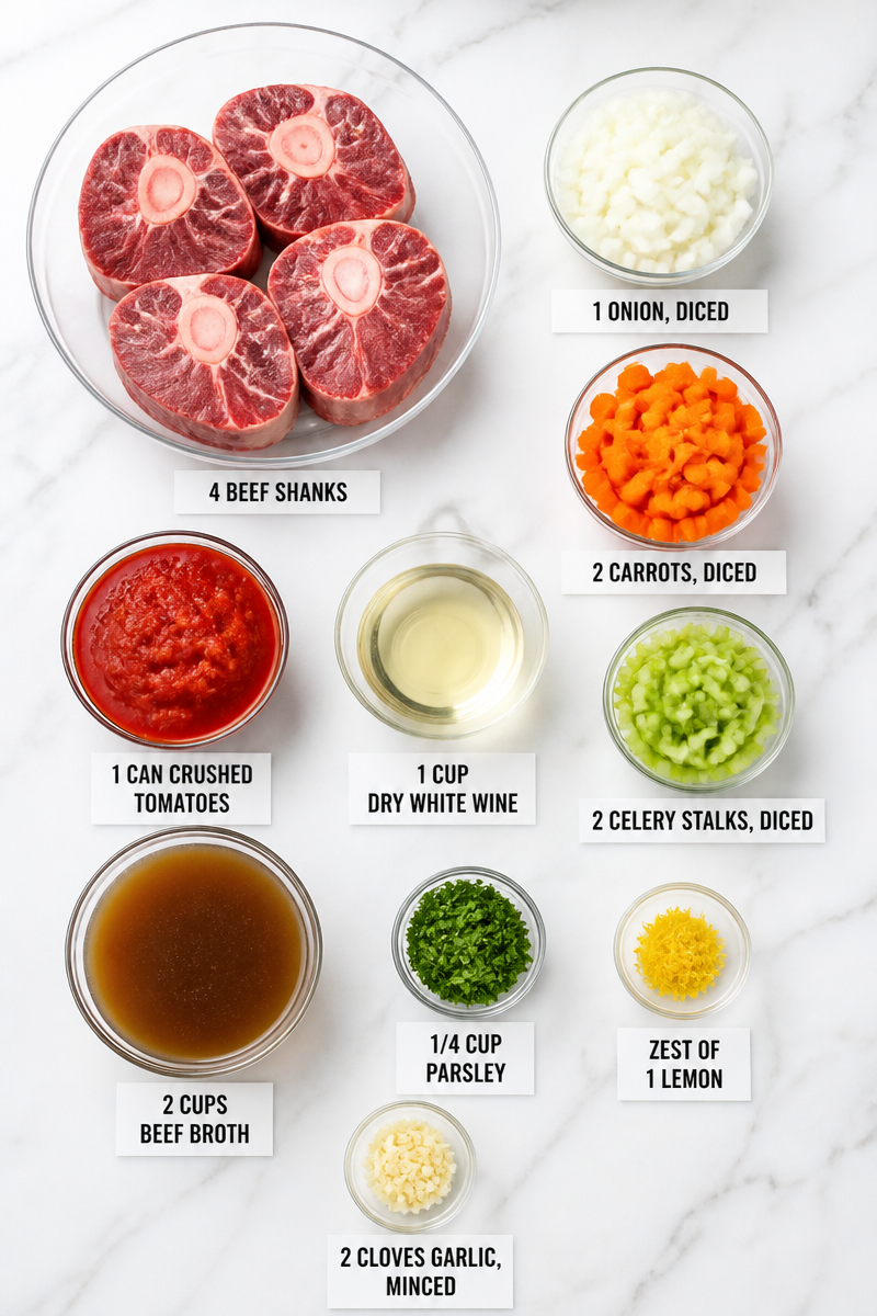 Slow Cooker Beef Osso Buco Gremolata