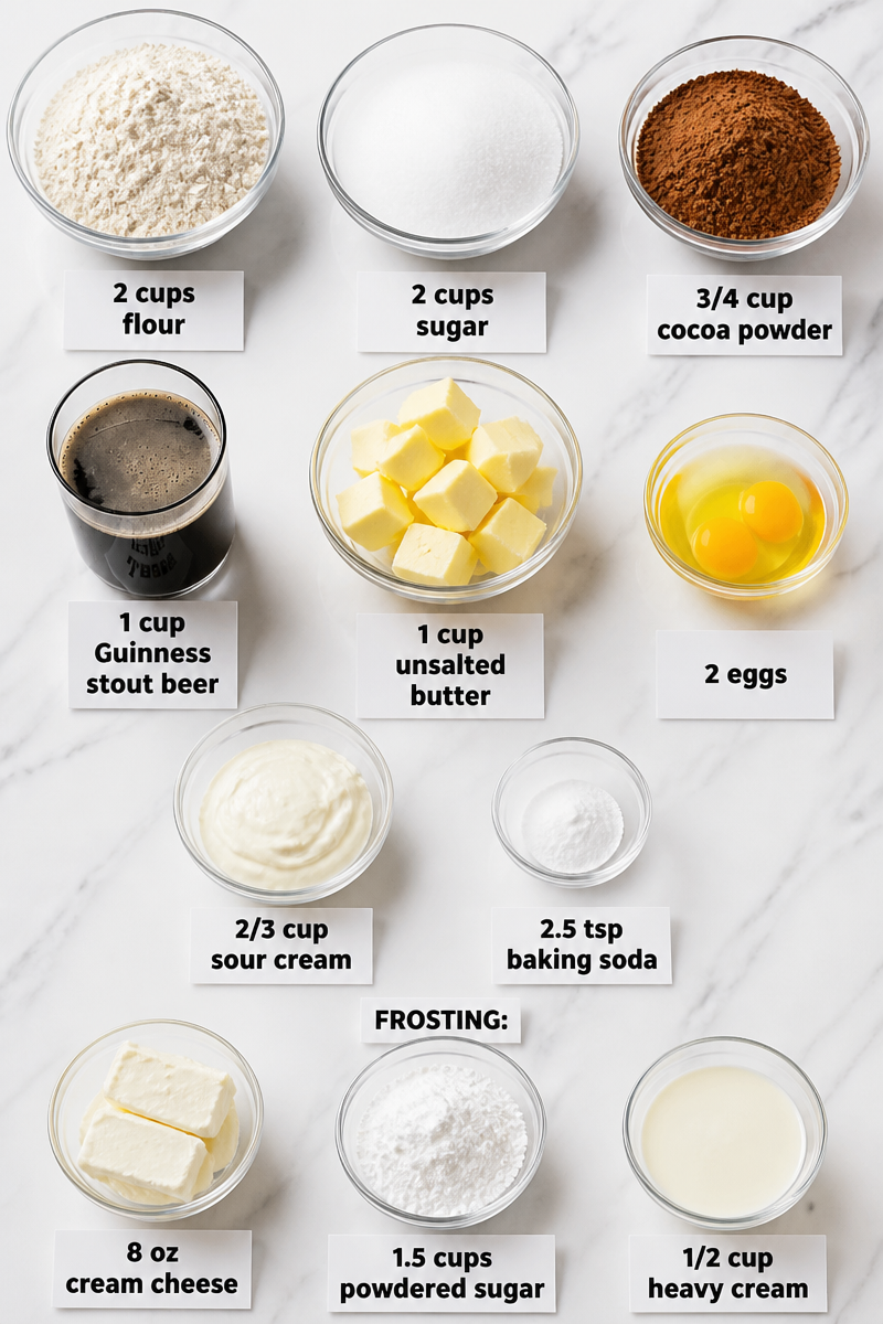 Baked Chocolate Guinness Stout Cake