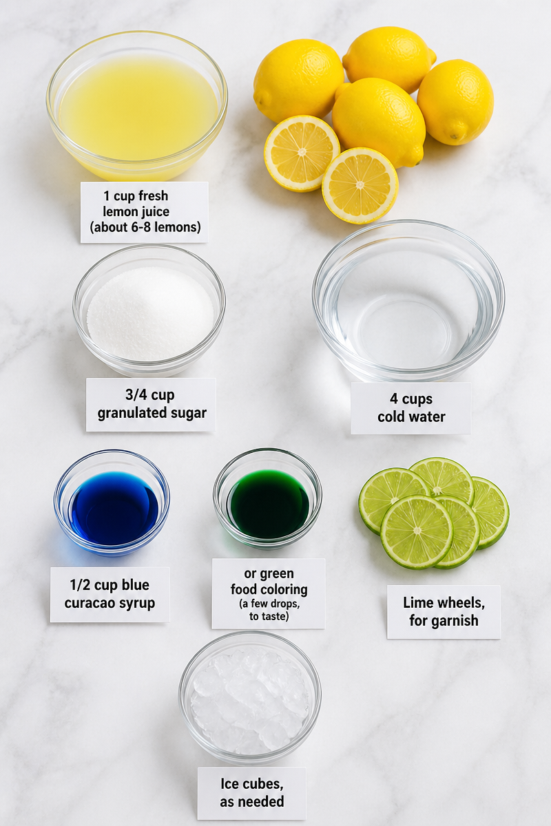 Green Goblin Halloween Lemonade Drink