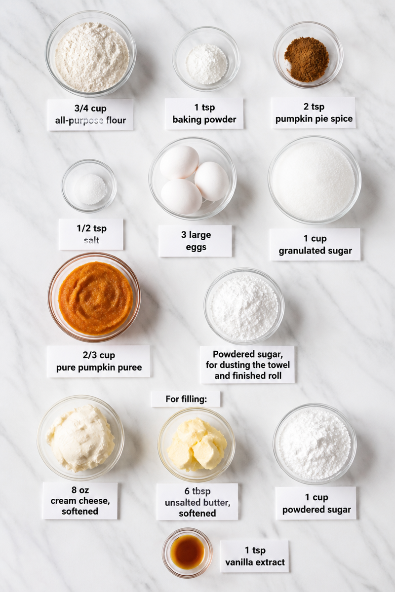 Pumpkin Roll Halloween Dessert Recipe