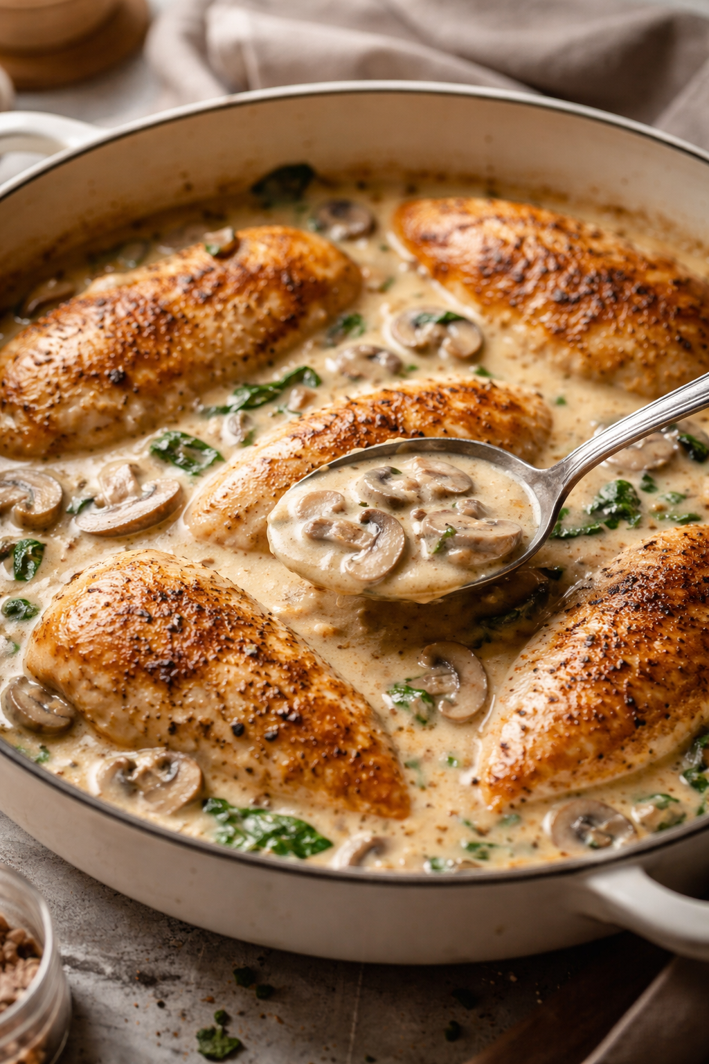 Creamy Mushroom Chicken