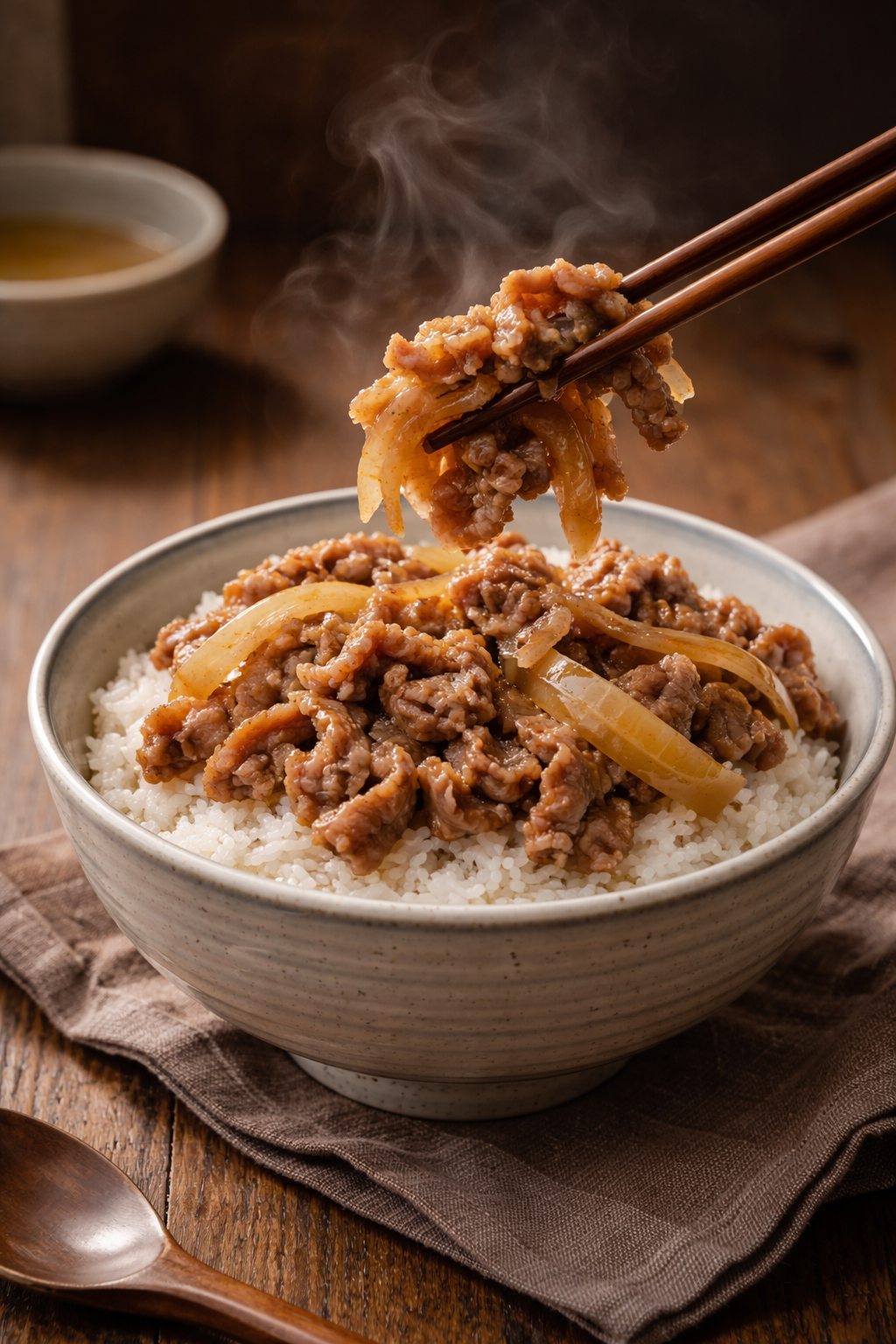 Gyudon (Japanese Beef Bowl)