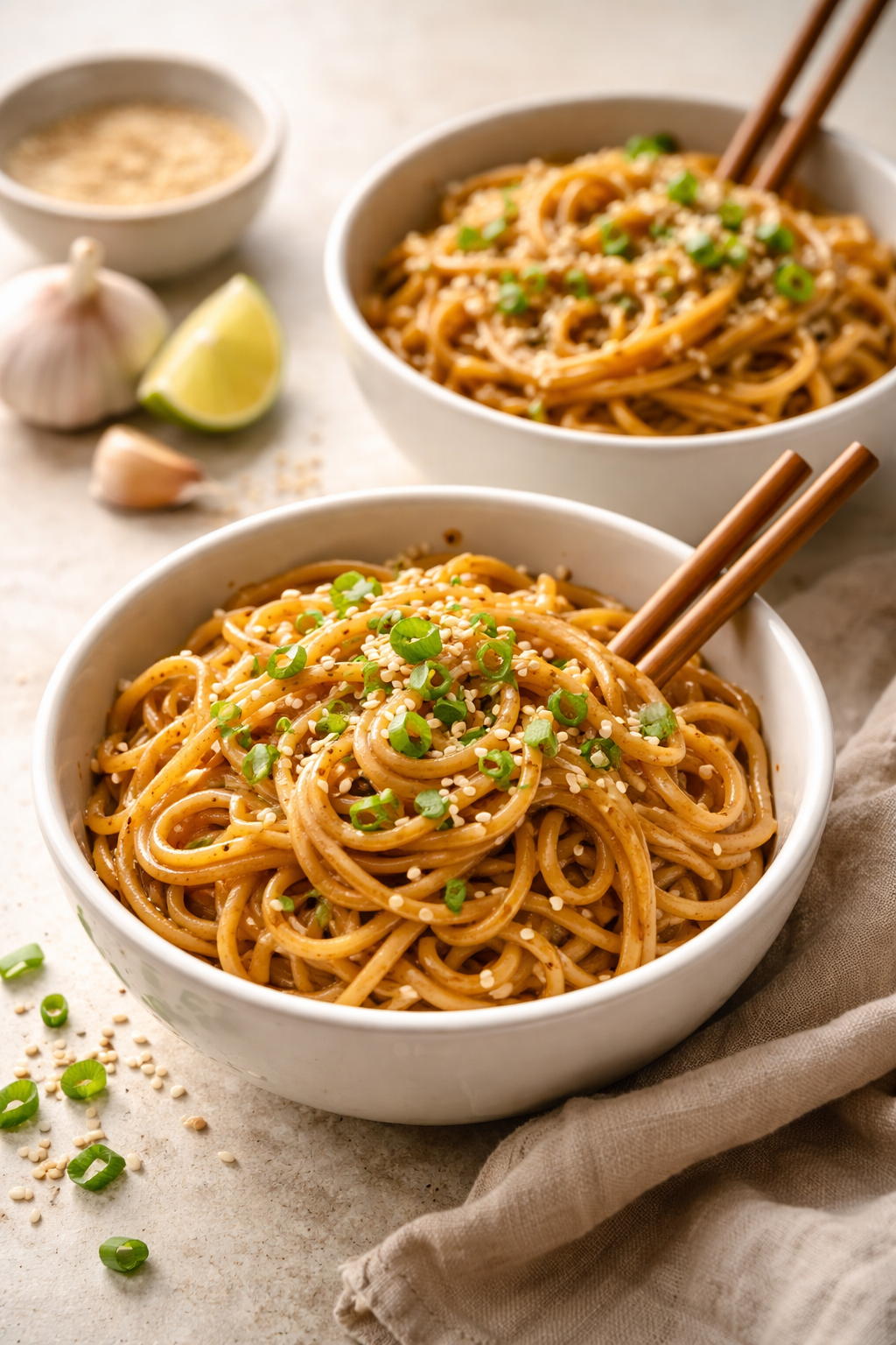 Garlic Sesame Noodles