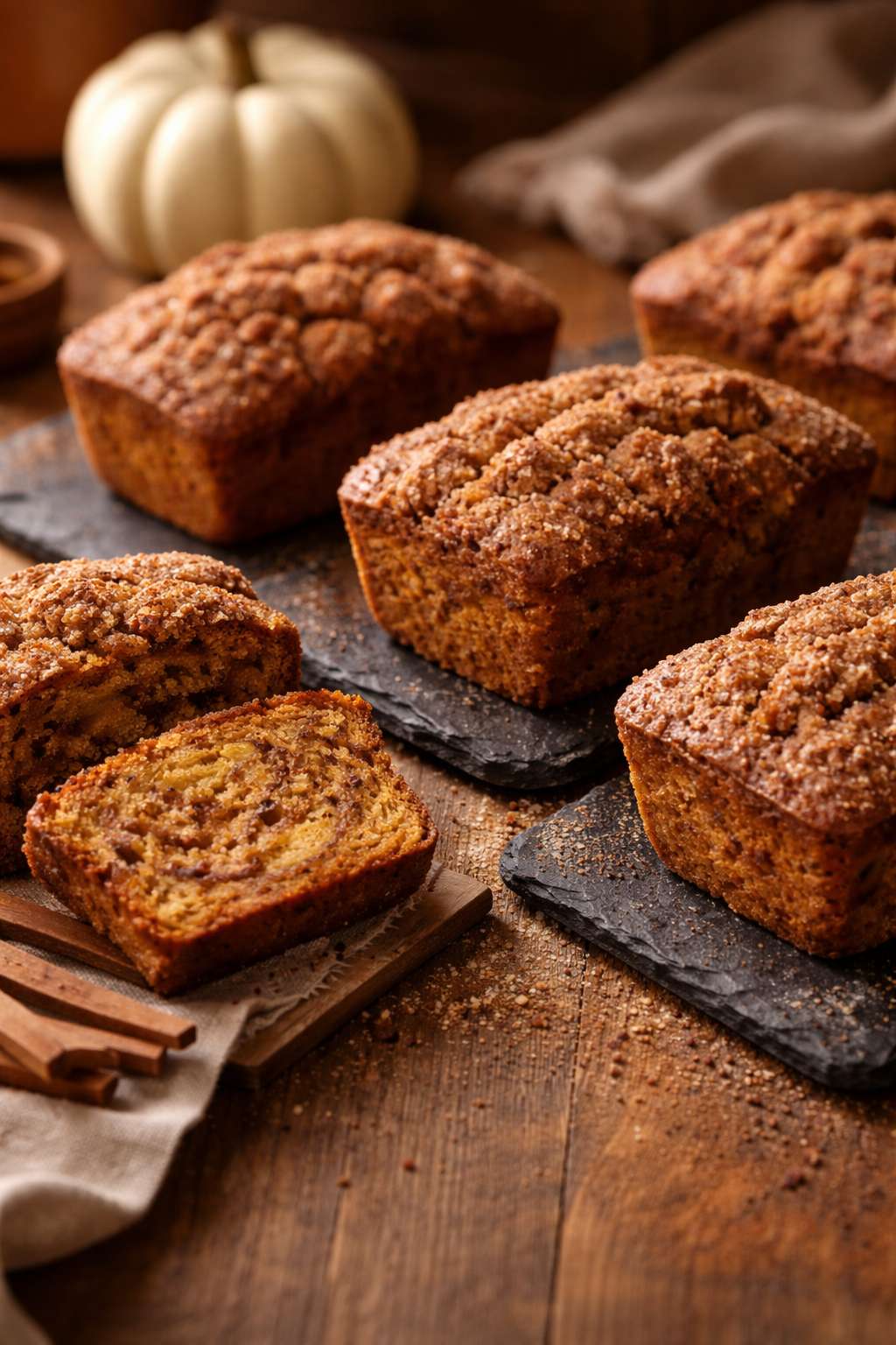 Small Batch Cinnamon Swirl Pumpkin Bread