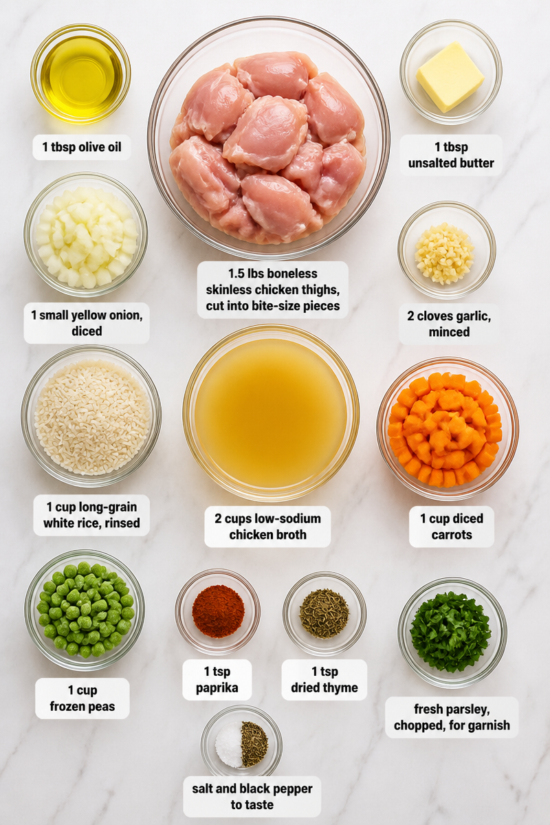 One-Pot Chicken and Rice Skillet