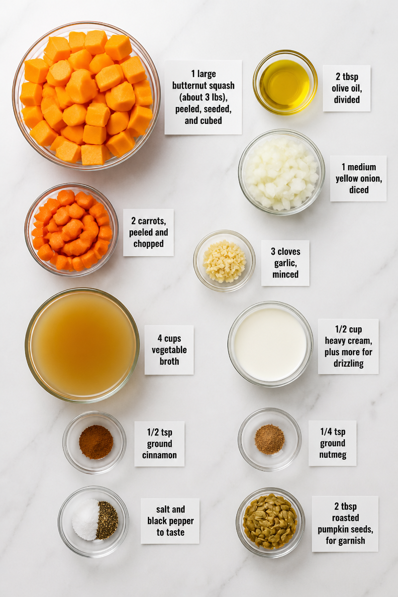 Roasted Butternut Squash Soup Recipe