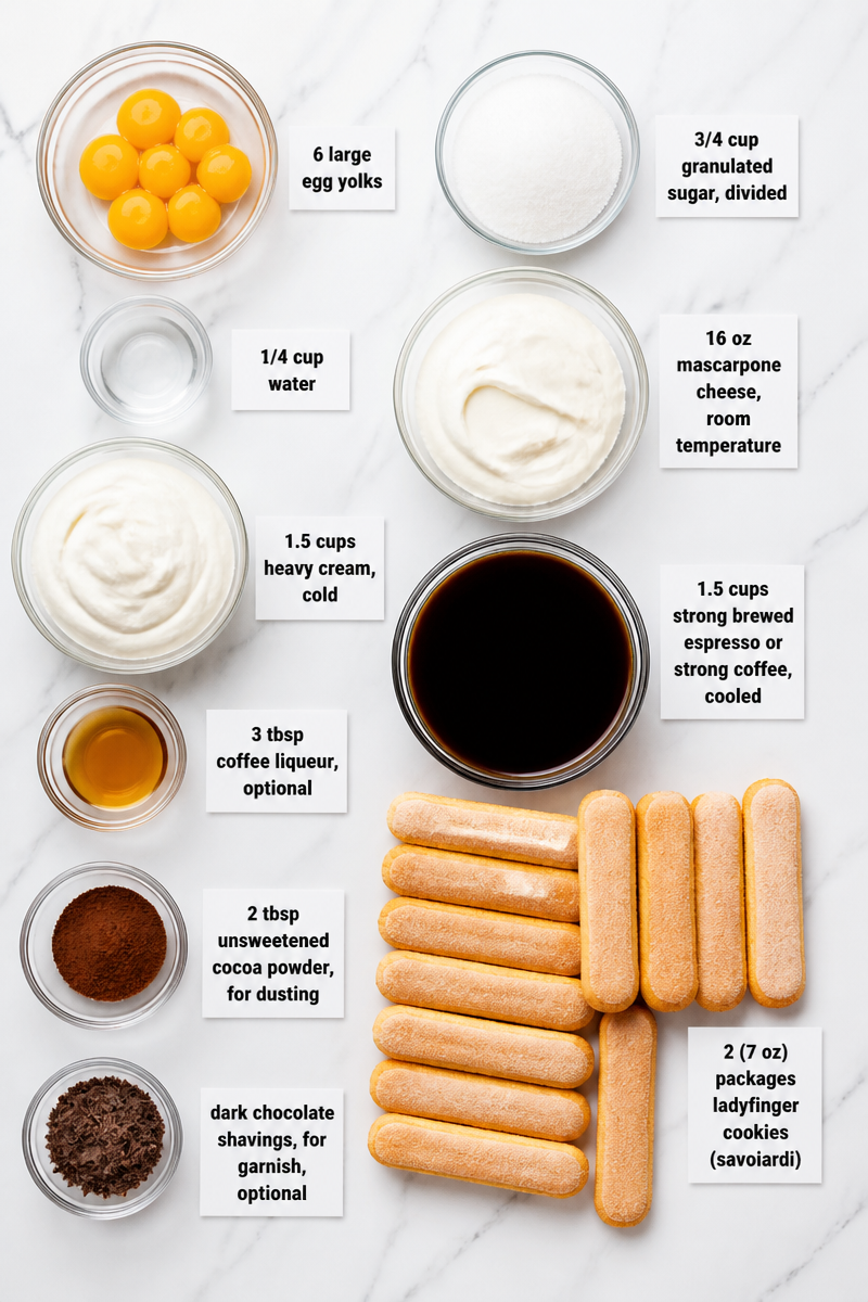 Classic Italian Tiramisu Dessert Recipe