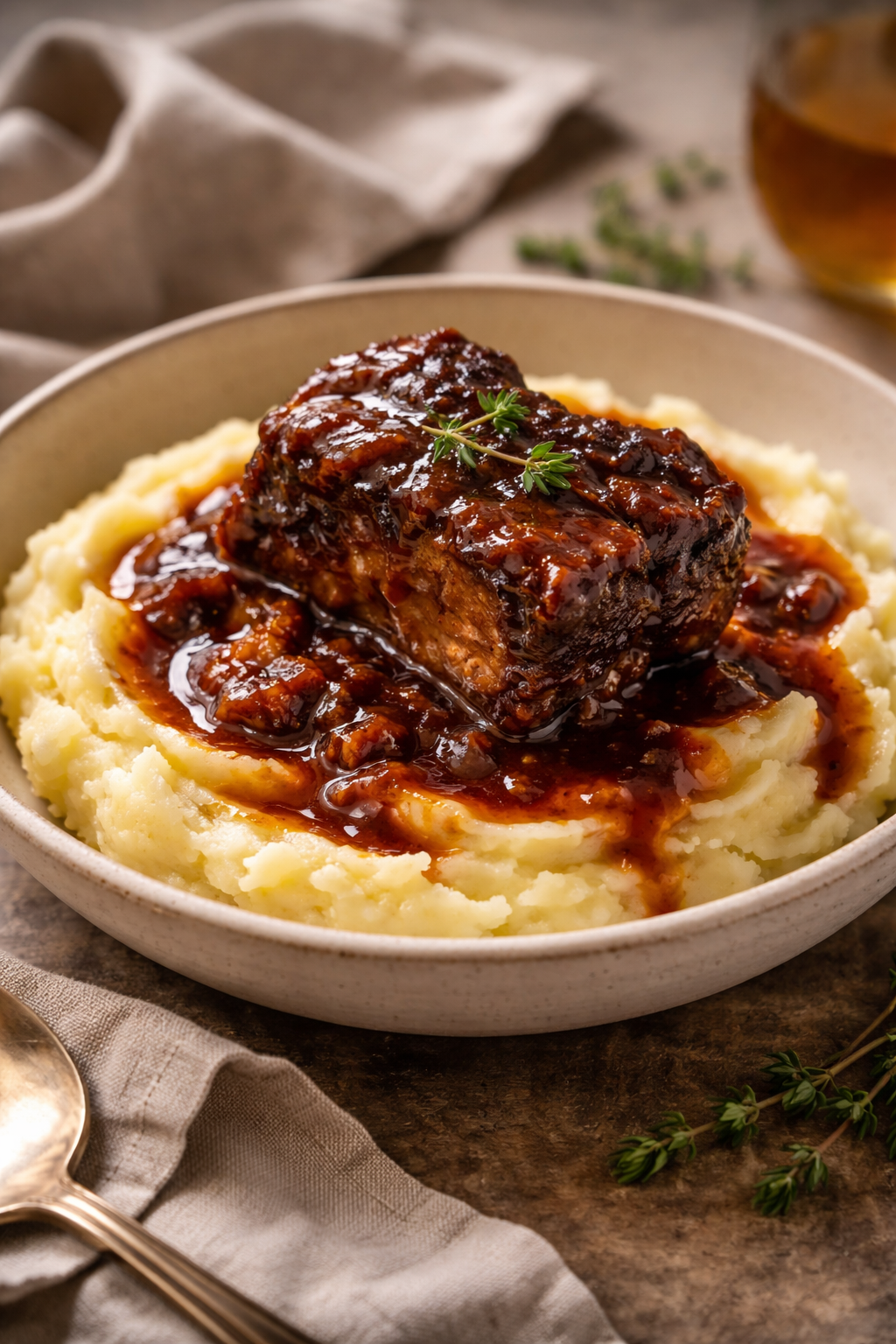 Red Wine Braised Short Ribs in Dutch Oven | Veronika's Kitchen