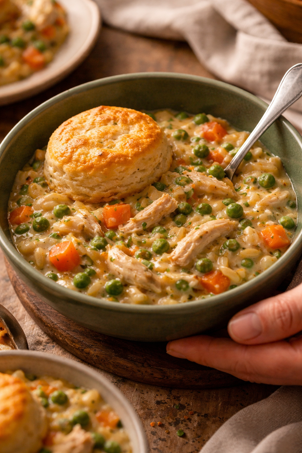 Chicken Pot Pie Orzo