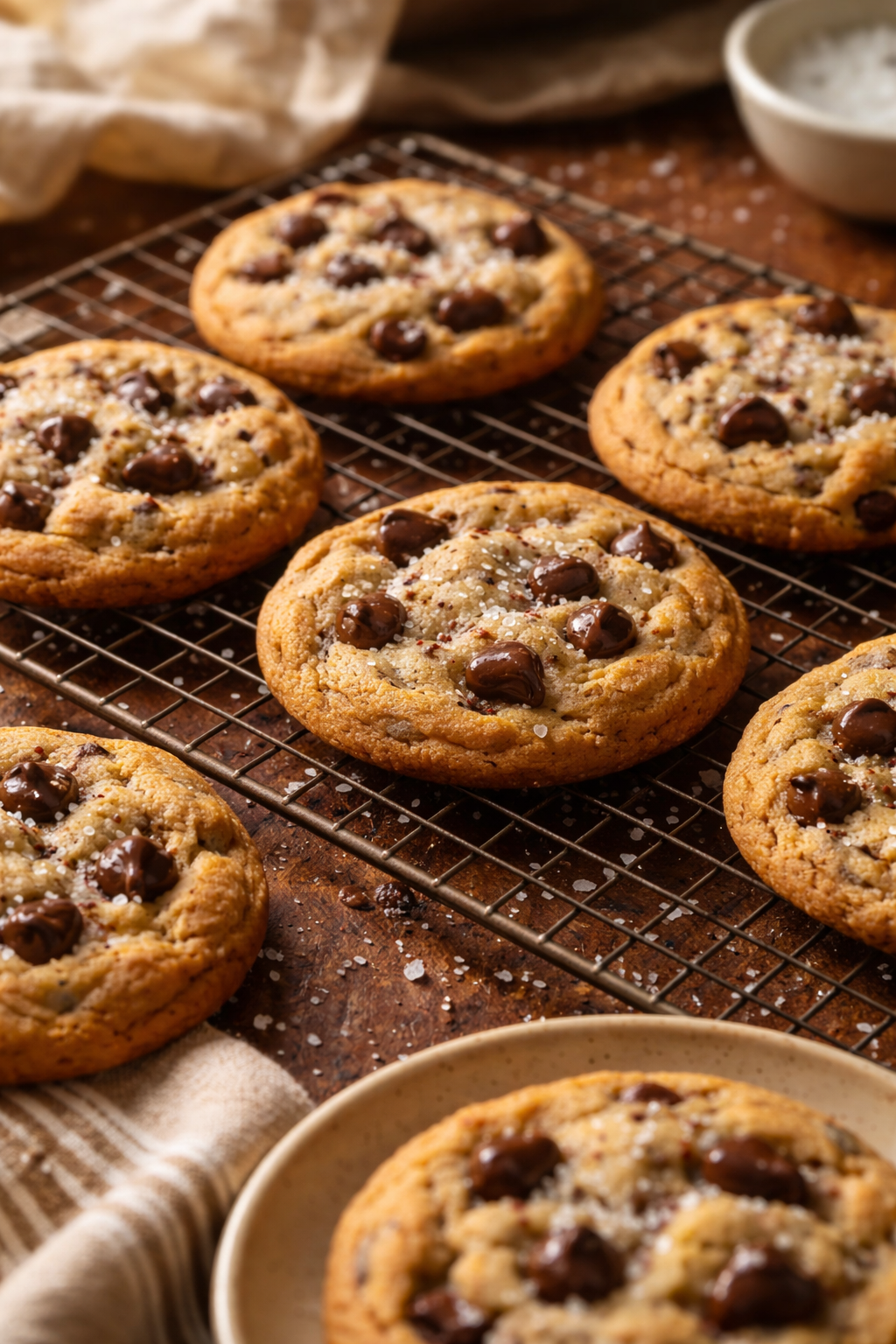 Indulge in Crispy and Chewy Chocolate Chip Cookies