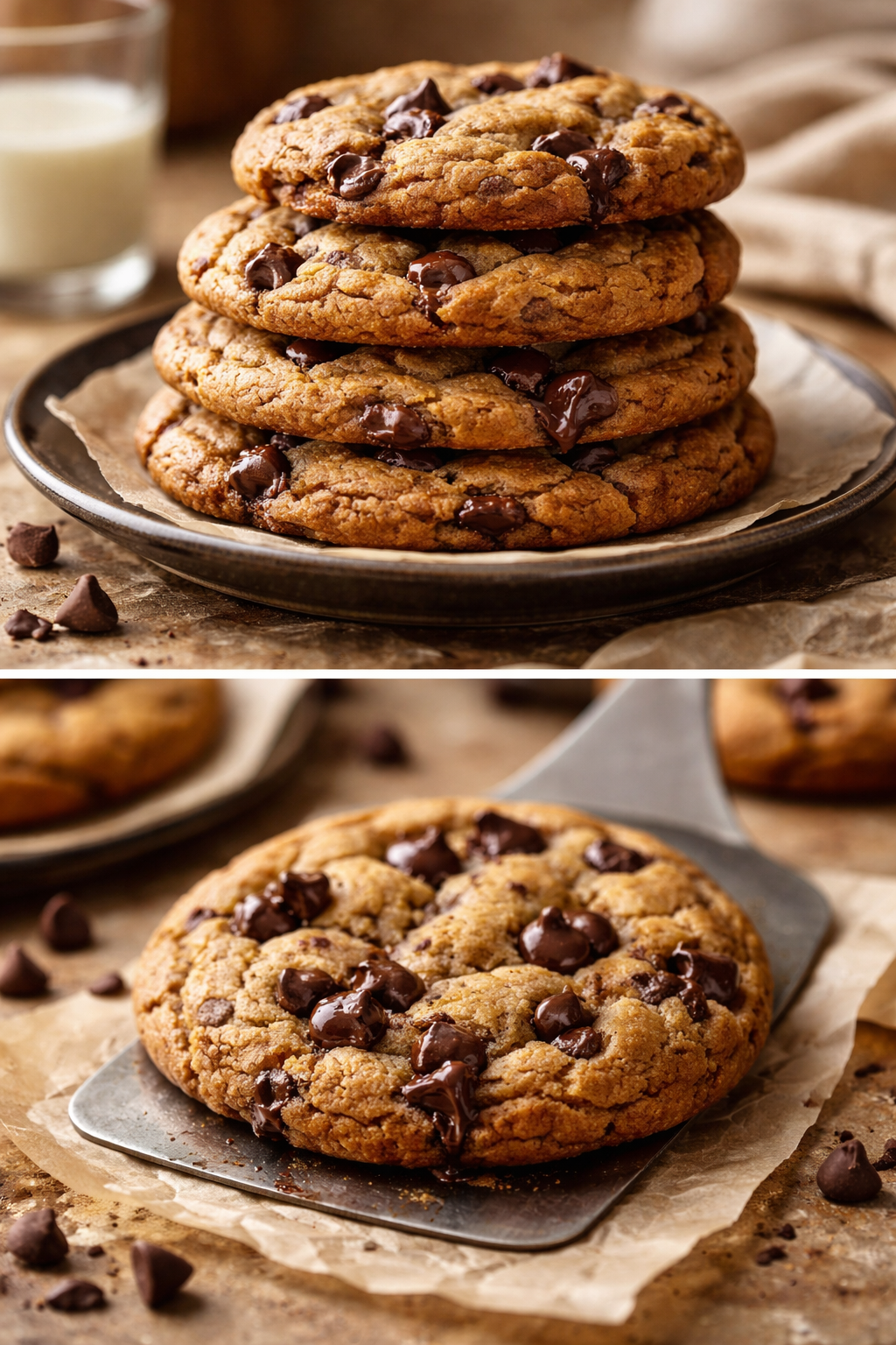 THE BEST CHEWY CHOCOLATE CHIP COOKIES