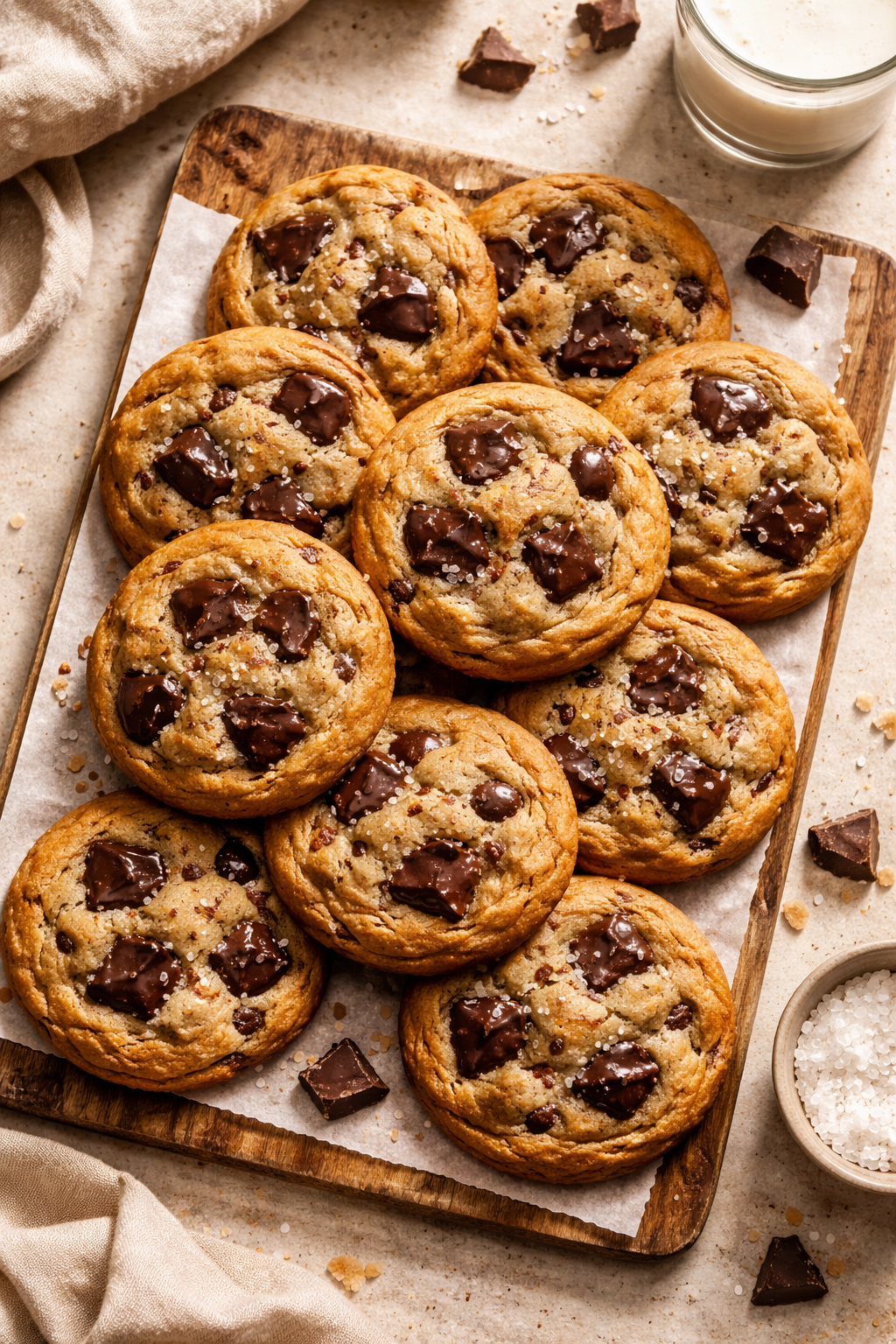 Brown Butter Chocolate Chip Cookies - In Bloom Bakery