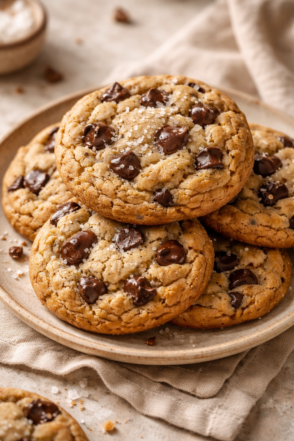 Thick Chocolate Chip Cookies