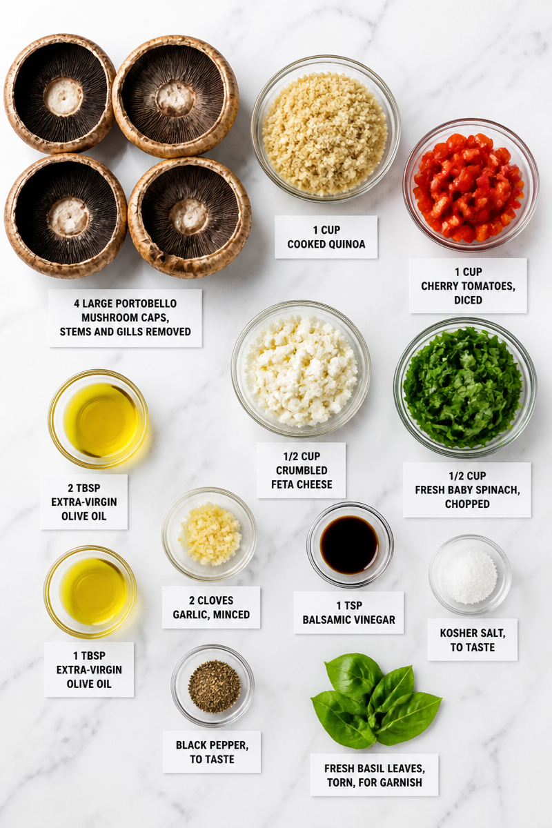 National Vegetarian Day Stuffed Portobello