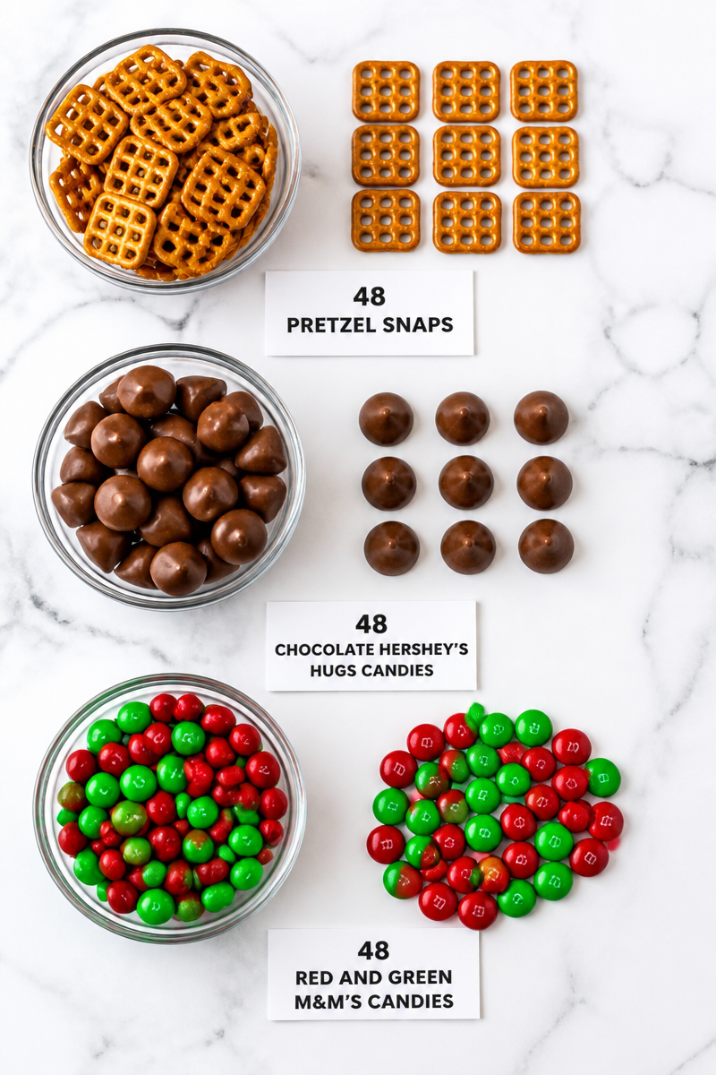 Fun Christmas Pretzel Hug Candy