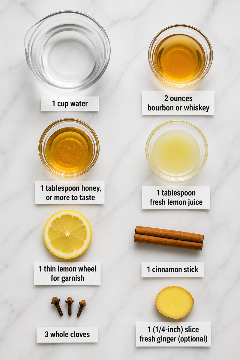 Classic Hot Toddy Honey Lemon