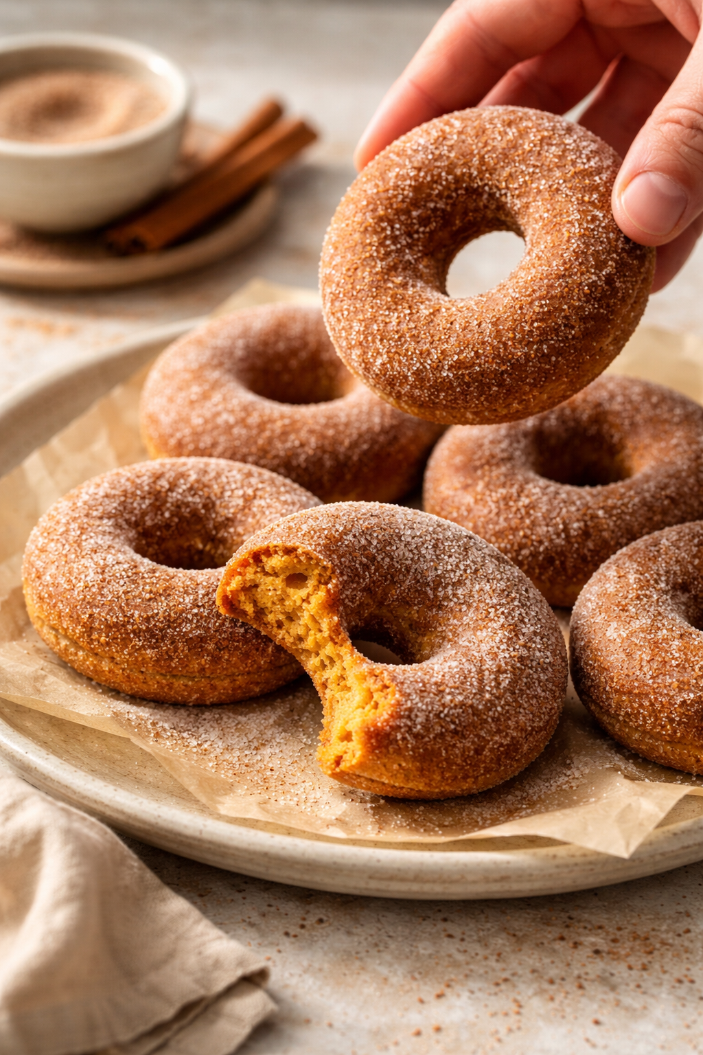 Baked pumpkin spice donuts - Lifestyle of a Foodie