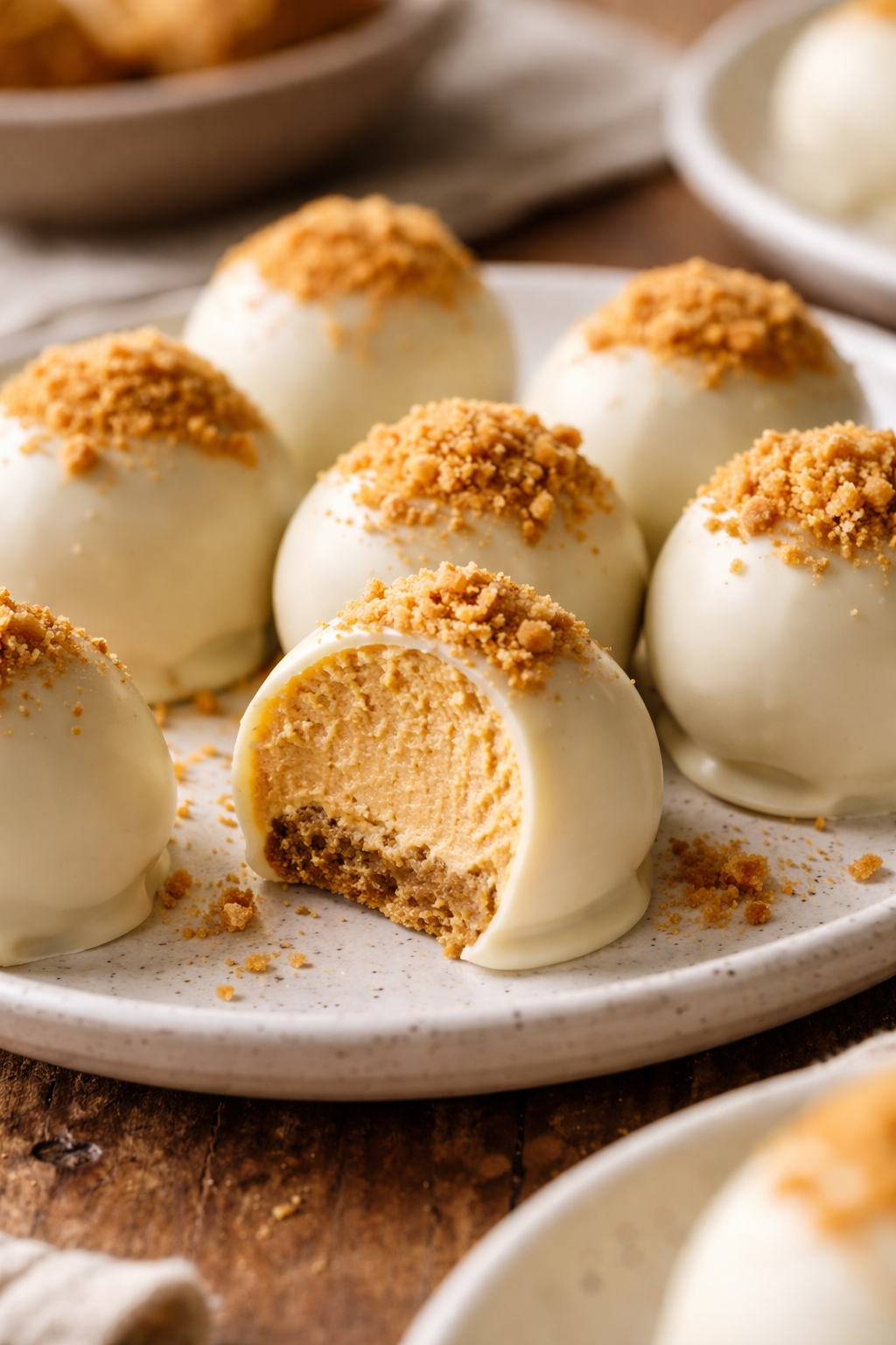 No Bake Pumpkin Cheesecake Balls