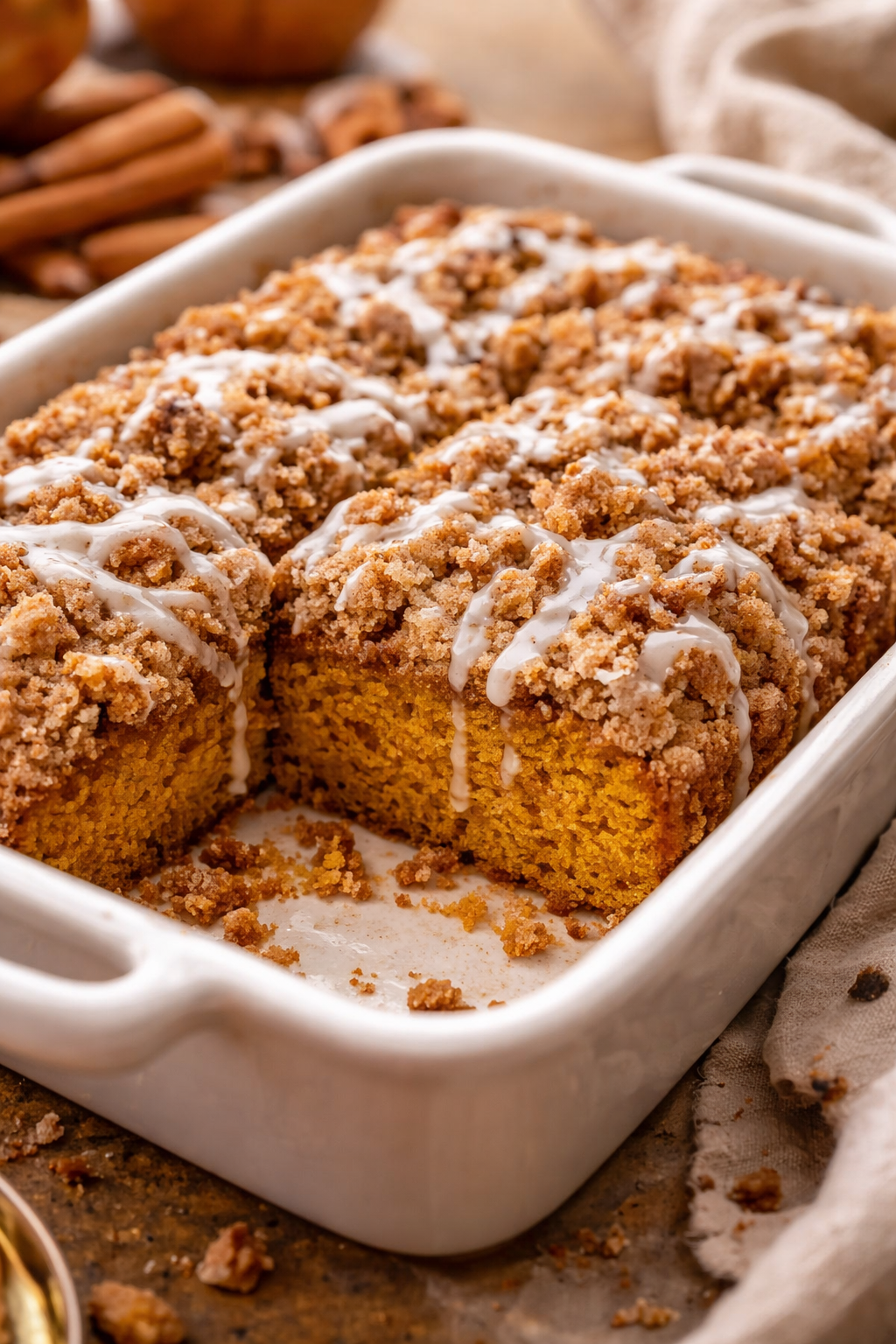 Pumpkin Coffee Cake Recipe from The Food Charlatan