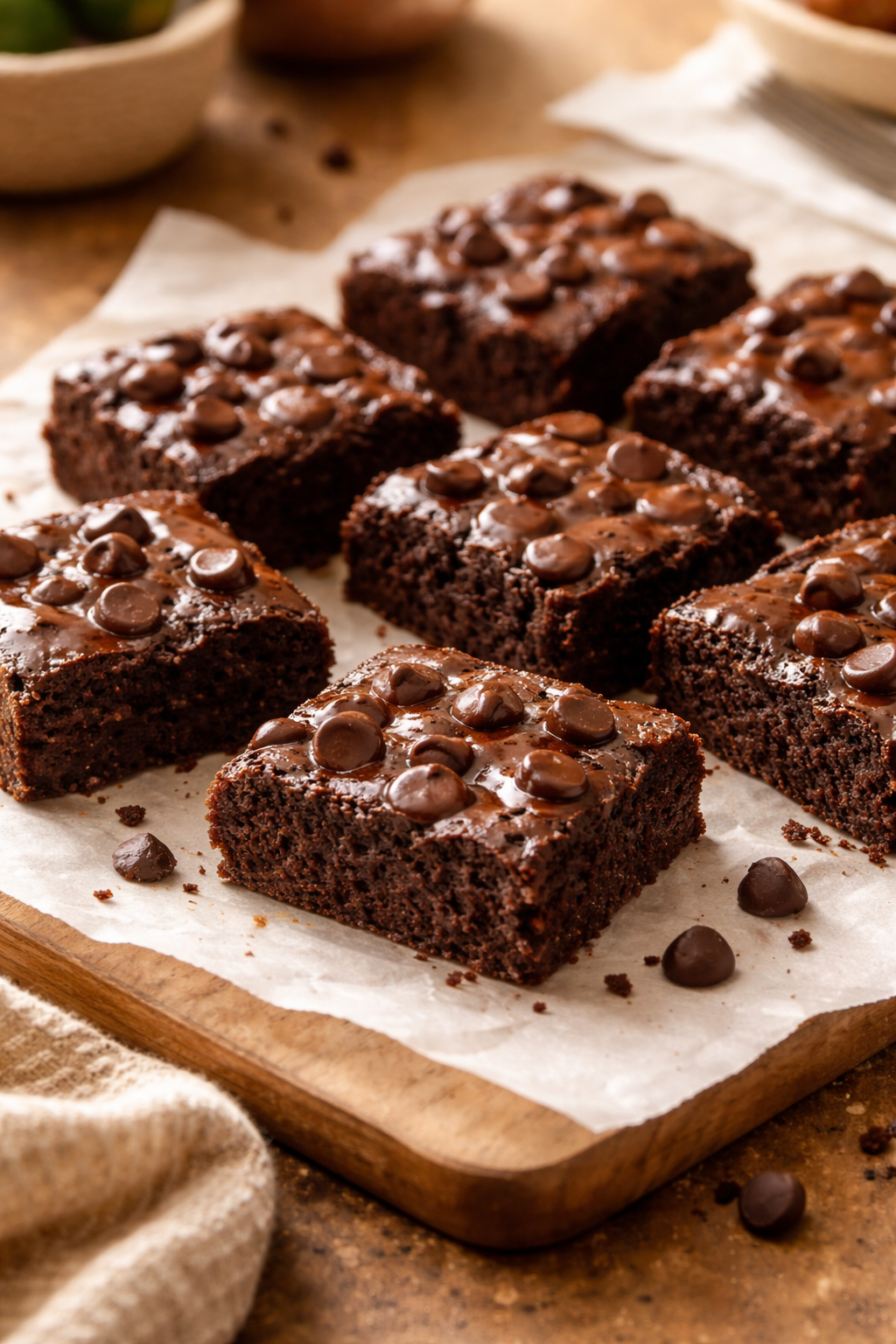 90 Kcal Pumpkin Brownies | Vegan 4 Ingredient Recipe