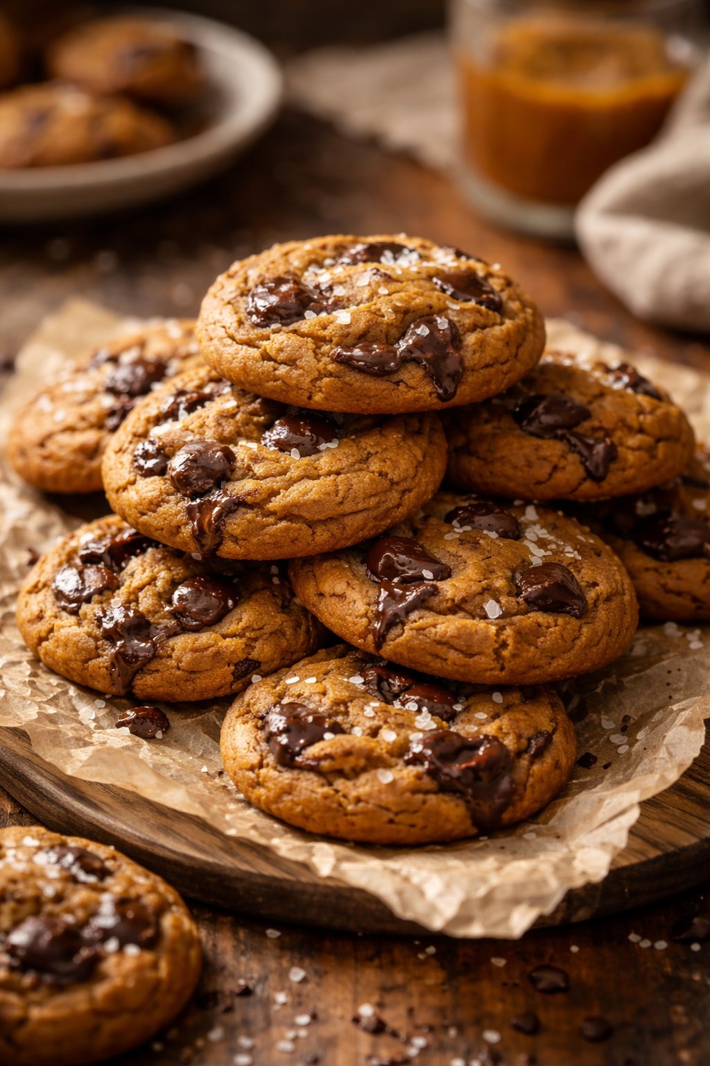 Brown Butter Pumpkin Chocolate Chip Cookies