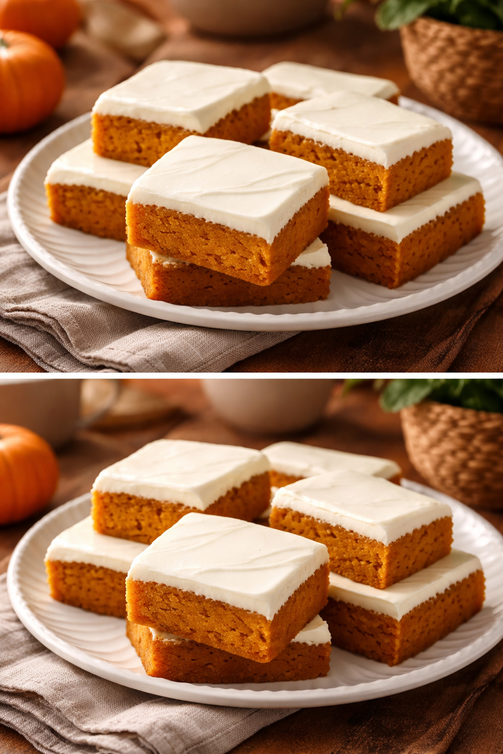 PUMPKIN BARS